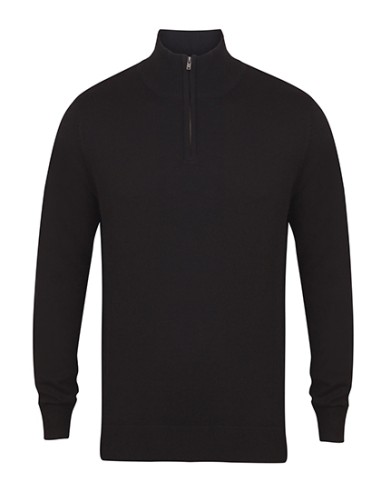 H-H729-Mens Quarter Zip Jumper